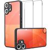 Lemxiee Cover per CMF Phone 2 Pro Case + [2 Pezzi] Pellicola Vetro Temperato per CMF Pho