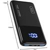 INIU Power Bank, 10000mAh Slimmest Fast Charge Powerbank, 22.5W Caricatore Porta