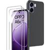 Rojeuinn cover per OPPO A6T/A6X/A6K 4G/5G + 2 pezzo Vetro Temperato, Proteggi schermo ult