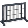 Relaxdays Cancelletto per Bambini, Barriera per Cani e Neonati, Recinzione Scale, Cancellino HxL: 56x70-115 cm, Grigio