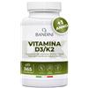 BANDINI ® Vitamina D3 K2 365 COMPRESSE (12 Mesi) Vitamina D 2000 UI 200 mcg Vitamin K