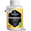 Vitamaze - amazing life Vitamina C 1000mg (6 Mesi) Zinco Bioflavonoidi 180 Compresse 1 Compresse per