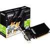 MSI, NVIDIA Msi GeForce GT710 2GD3H LP Scheda Grafica, 2 GB GDDR3, PCI Express 2.0, HDMI + D