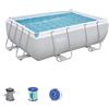 Bestway PISCINA BESTWAY FUORITERRA 282X196X84H POWERSTEEL RETTANGOLARE POMPA COMPLETA