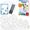 Set Spirale,Spirograph per Bambini,Spirografo Deluxe,Kit Righello Disegno Ingran