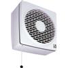 Vortice Fensterventilator VORTICE con Interruttore a Trazione 150/6 P-S, Bianco Opaco