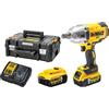DEWALT Avvitatore a impulsi XR 1/2'' 18V 2*5.0AH TSTAK 1625 NM - DW DCF899P2