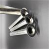 Not specified 4pz Tritacarne Acciaio Tubo Salsiccia Stuffer per corno Imbuto Riempimento Uten