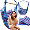 Zolta Amaca brasiliana sospesa da giardino, sedia a dondolo con cuscini, stile boho XL