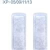 TrAdE Shop Traesio SET 2 PEZZI FILTRO SPUGNA CARBONE ATTIVO GLB-01 COTONE BIOCHIMICA SOSTITUZIONE