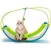 TrAdE Shop Traesio GIOCO A DONDOLO PER GATTO GATTI TIRAGRAFFI CON PALLINA STIMOLANTE ROCKING ROLLER