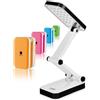 TrAdE Shop Traesio LAMPADA EMERGENZA RICARICABILE PIEGHEVOLE 24 LED LUCE BIANCA DA TAVOLO