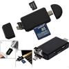 TrAdE Shop Traesio TIPO-C ADATTATORE OTG MICRO USB USB 2.0 SD Micro SD CARD READER PC SMARTPHONE