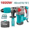 TOTAL MARTELLO ROTATIVO PERFORATORE DEMOLITORE SDS-MAX 1600W 10J TH1163855