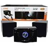 Linq STEREO LETTORE DVD CD MINI HI-FI COMBO + BLUETOOTH 30W MICROFONO 2.0 CASSE J-200