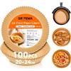 GRIFEMA Carta Friggitrice ad Aria per Cosori Cecotec 5-8 L, 100 Pezzi | Carta Fo