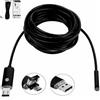 TrAdE Shop Traesio TELECAMERA ENDOSCOPICA 2 METRI TUBO FLESSIBILE USB 6 LED IMPERMEABILE ISPEZIONE
