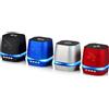 TrAdE Shop Traesio SPEAKER BLUETOOTH CASSA PORTATILE LED ALTOPARLANTE MP3 SD CARD AUX X SMARTPHONE