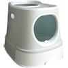 TrAdE Shop Traesio LETTIERA PER GATTI TOILETTE ESTRAIBILE CASSETTO PALETTA ANTISPRUZZO SPORTELLO