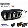 TrAdE Shop Traesio CASSE ACUSTICA SPEAKER BLUETOOTH ALTOPARLANTE CASSA MP3 RADIO USB SD PORTATILE