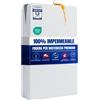 Utopia bedding Coprimaterasso Integrale Impermeabile Premium 120 x 190 x 30 cm Zip