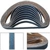 High performance alumina Set 10 nastri abrasivi zirconi grana 40/60/80/120 20 mm x 520 m