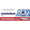Mentadent Dentifricio C-Fresh, Alito Fresco fino a 12h, Formula con Collutorio Attivo, Azione Antibatterica con Zinco, Pulizia Profonda della Bocca, 2x75ml