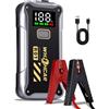 WHZOHCAR Avviatore Batteria Auto 8000A 12V Booster Avviamento Auto Avviatore Emergenza