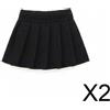 2x1/12 gonna per bambola in scala vestiti estivi uniforme scolastica design per