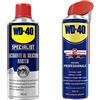 WD-40 Lucidante al Silicone WD-40 Specialist Moto, Facile da Applicare per Metallo e Plastica, 400 ml, Prodotto Multifunzione, Lubrificante Spray Con Sistema Doppia Posizione, 500 ml, Bianco
