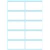Herlitz 830240 etichette per libri, classico autoadesivo Etichette da ufficio 19 x 40 mm