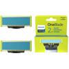 Philips Lame di ricambio QP225/50 OneBlade compatibili con tutte le maniche anti