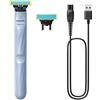 PHILIPS OneBlade First Shave Autentico Sistema di rasatura elettrico ibrido per ragazzi