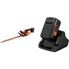 BLACK+DECKER BCHTS3625L1-QW Tagliasiepi Batteria Litio Lunghezza lama 55 cm, Impugnatura Ergonomica 36 V 2.5 Ah, & BDC2A36-QW -STARTER KIT BATT 36V 2,0+CARICATORE