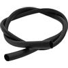 cyclingcolors 3m guaina tubo pvc nero flessibile cablaggio elettrico protettiva cavo filo isolante moto scooter ciclomotore auto trattore (diametro : 6mm x 7mm)