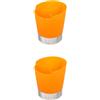 2 Pack Porta Cannucce Organizzatore Di Dispenser Deposito Paglia Portautensili