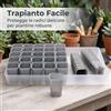 Serra Mini per Germinazione Piantine, Vassoio per Semi, vasetti per piantine