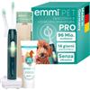 Emmi-pet SPAZZOLINO DA DENTI AD ULTRASUONI PER CANI SPAZZOLINO ELETTRICO PER IGIENE ORALE
