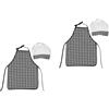 2 set di costumi da chef per neonati: set di costumi da chef per bambini dai 3