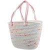Borsa Tracolla in Cotone Ritorto Tote All'uncinetto Per Donna Intrecciata