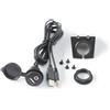 Cavo Prolunga Doppia Interfaccia USB e AUX per Installazione Auto per moto