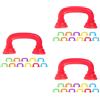Set of 3 Telefono Cornetta Giocattolo Forniture Scolastiche Domestiche