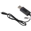 vhbw Cavo di ricarica USB per Carrera RC Video ONE (503003) drone