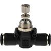 RS PRO Regolatore di flusso, diametro tubo push in 8 mm, 10 bar, confezione da 10 pezzi