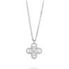 Boccadamo Collana Boccadamo Bronzo Quadrifoglio Pendente Zirconi, Centrale Crystal _XGR751