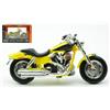 Maisto HARLEY DAVIDSON CVO FAT BOB 2009 YELLOW 1:18 Maisto Moto -I- Modellino Nuovo