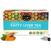 TEACURRY Fatty Liver Ginger Tea (confezione da 1 mese | 30 bustine di tè) spe...