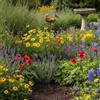 Paletto Da Giardino In Metallo Con Ciotola, Paletto Rustico Per Fiori Da