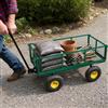 Carrello Pieghevole con Ruote in Metallo - Carrello Utilitario a Mano - per