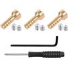 Kit prolunga deviatore per rubinetti for doccia in ottone massiccio set 3
